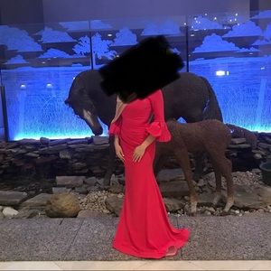 Off the shoulder formal dress